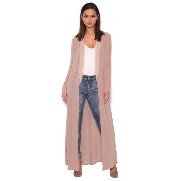 ankle length duster coat